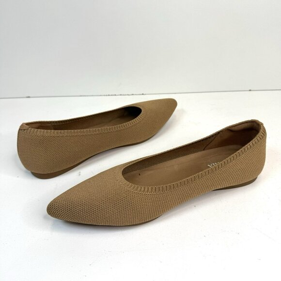 Vivaia Women's Tan Flats - Picture 6 of 9
